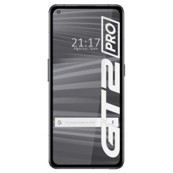 Protector Cristal Templado Completo 5D Full Glue Negro para Realme GT 2 Pro 5G Vidrio 2