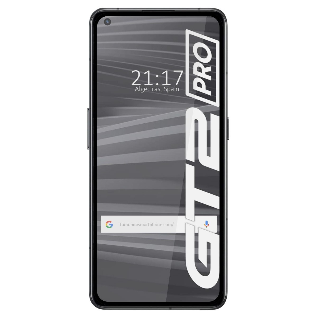 Protector Cristal Templado Completo 5D Full Glue Negro para Realme GT 2 Pro 5G Vidrio