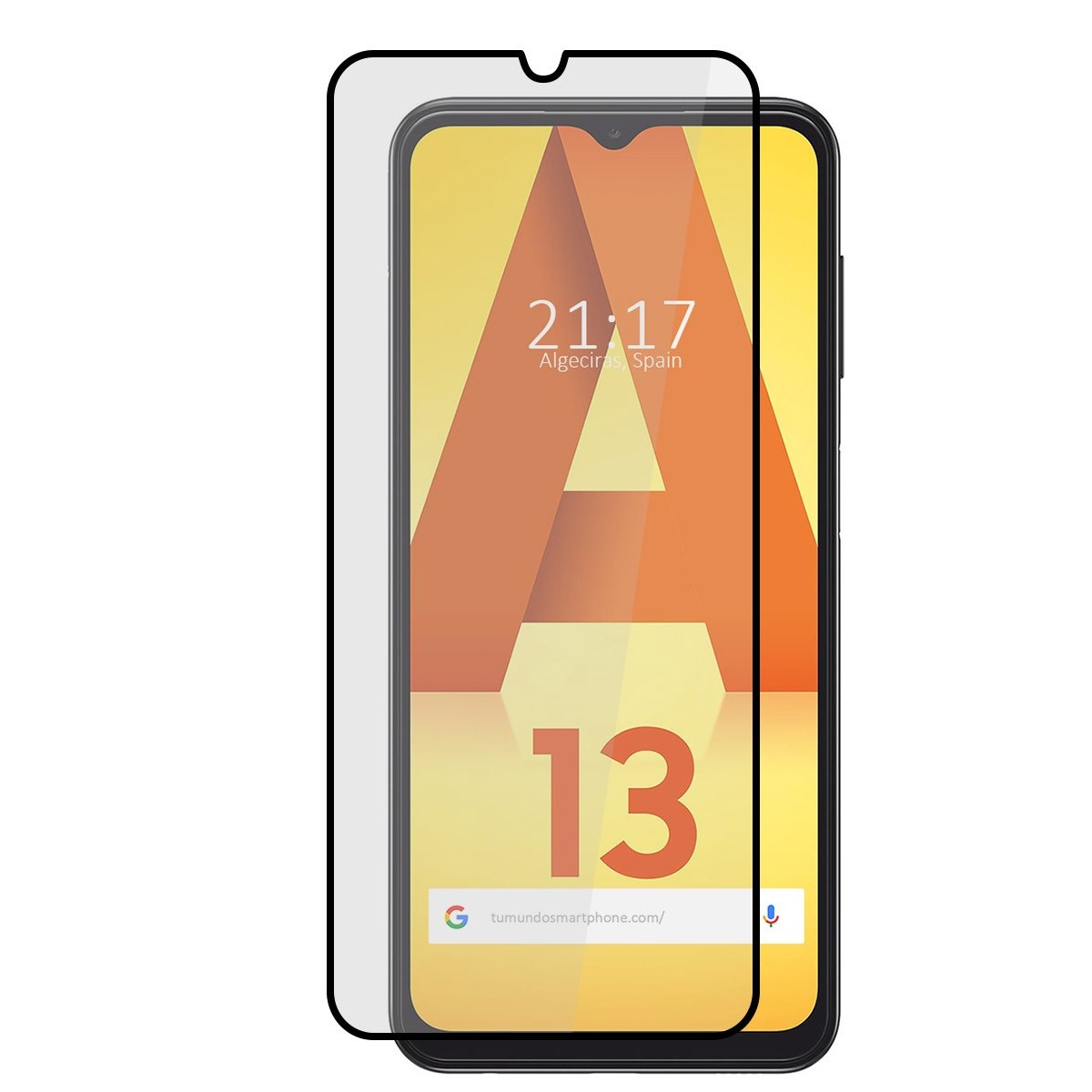 Cristal templado 9H para Xiaomi Redmi 9 – Marco negro - Spain
