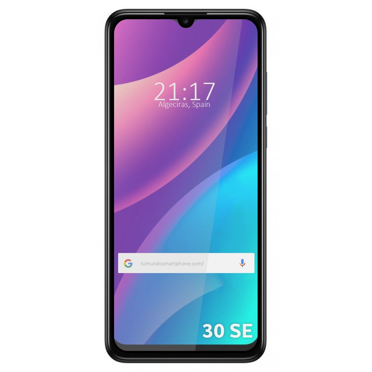 Protector Cristal Templado Completo 5D Full Glue Negro para TCL 30 SE / 30E / 306 Vidrio