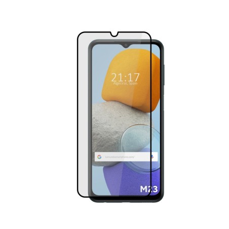 Protector Cristal Templado Completo 5D Full Glue Negro para Samsung Galaxy M23 5G Vidrio