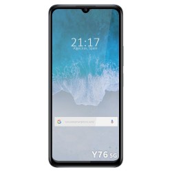 Protector Cristal Templado Completo 5D Full Glue Negro para Vivo Y76 5G Vidrio 2