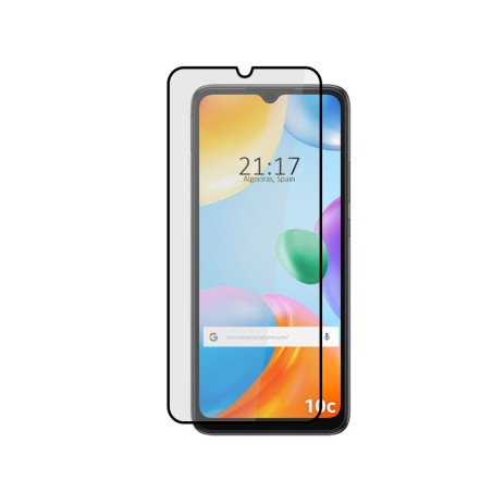 Protector Cristal Templado Completo 5D Full Glue Negro para Xiaomi Redmi 10C Vidrio