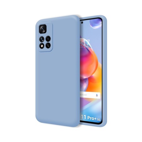 Funda Silicona Líquida Ultra Suave para Xiaomi Redmi Note 11 Pro+ Plus 5G color Azul