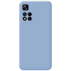 Funda Silicona Líquida Ultra Suave para Xiaomi Redmi Note 11 Pro+ Plus 5G color Azul