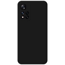 Funda Silicona Líquida Ultra Suave para Xiaomi Redmi Note 11 Pro+ Plus 5G color Negra