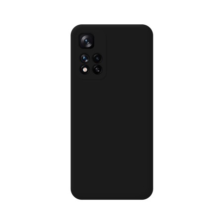 Funda Silicona Líquida Ultra Suave para Xiaomi Redmi Note 11 Pro+ Plus 5G color Negra