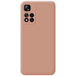 Funda Silicona Líquida Ultra Suave para Xiaomi Redmi Note 11 Pro+ Plus 5G color Rosa