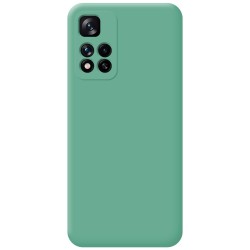 Funda Silicona Líquida Ultra Suave para Xiaomi Redmi Note 11 Pro+ Plus 5G color Verde