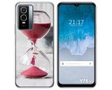 Funda Silicona para Vivo Y76 5G diseño Reloj Dibujos