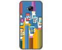 Funda Gel Tpu para Asus Zenfone 4 Selfie Pro Zd552Kl Diseño Apps Dibujos