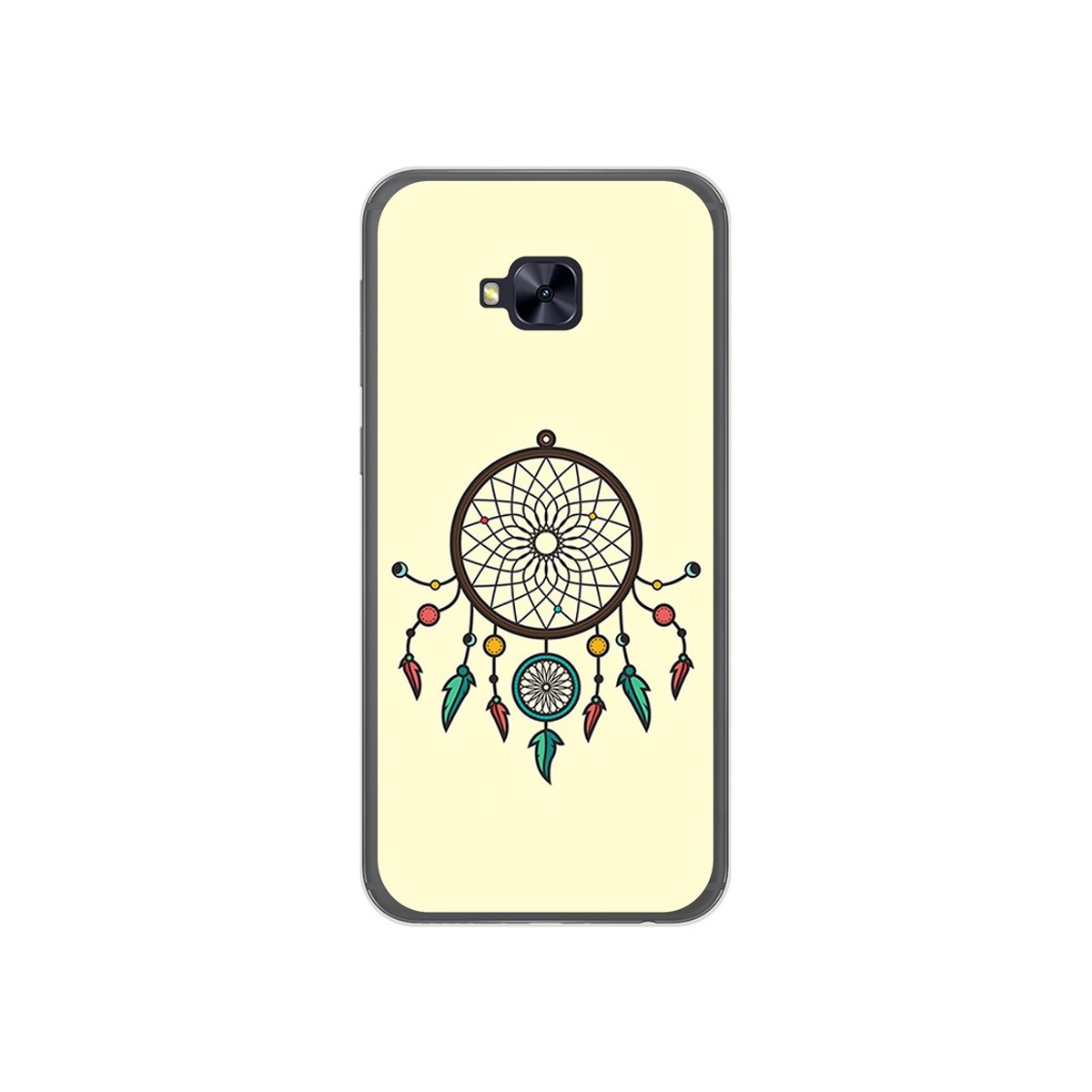 Funda Gel Tpu para Asus Zenfone 4 Selfie Pro Zd552Kl Diseño Atrapasueños Dibujos