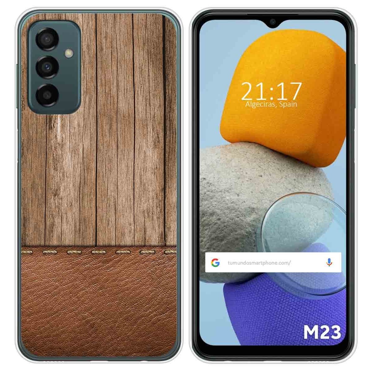 Funda Silicona para Samsung Galaxy M23 5G diseño Madera 09 Dibujos