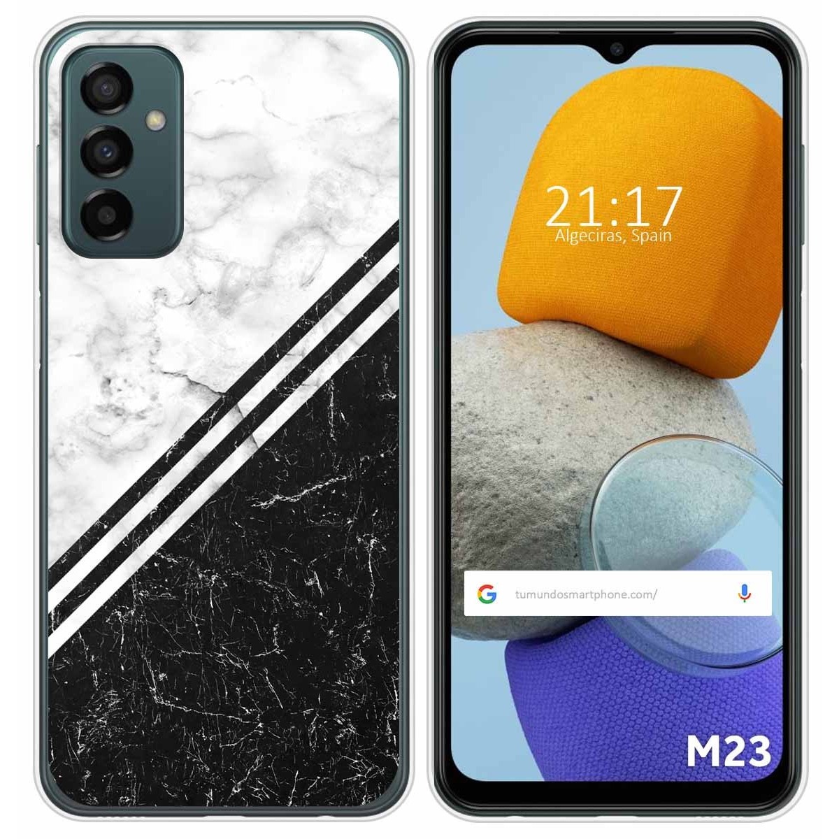 Funda Silicona para Samsung Galaxy M23 5G diseño Mármol 01 Dibujos
