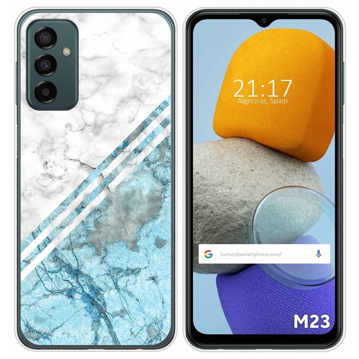 Funda Silicona para Samsung Galaxy M23 5G diseño Mármol 02 Dibujos