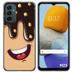 Funda Silicona para Samsung Galaxy M23 5G diseño Helado Chocolate Dibujos