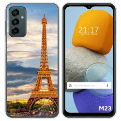 Funda Silicona para Samsung Galaxy M23 5G diseño Paris Dibujos
