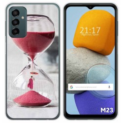 Funda Silicona para Samsung Galaxy M23 5G diseño Reloj Dibujos