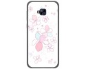 Funda Gel Tpu para Asus Zenfone 4 Selfie Pro Zd552Kl Diseño Flores Minimal Dibujos