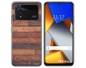 Funda Silicona para Xiaomi POCO M4 Pro 4G diseño Madera 03 Dibujos