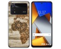 Funda Silicona para Xiaomi POCO M4 Pro 4G diseño Madera 07 Dibujos