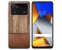 Funda Silicona para Xiaomi POCO M4 Pro 4G diseño Madera 09 Dibujos
