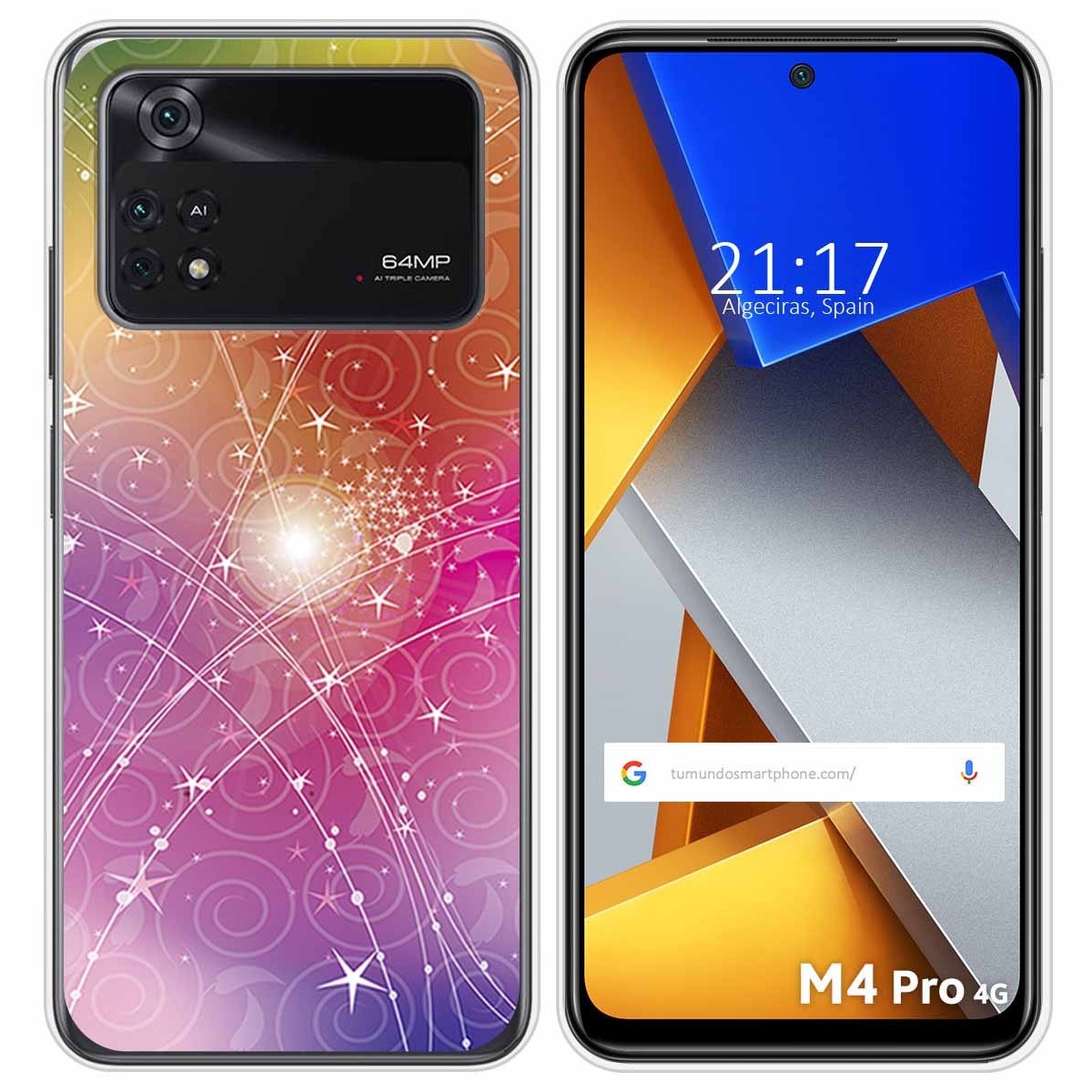 Funda Silicona para Xiaomi POCO M4 Pro 4G diseño Abstracto Dibujos