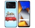 Funda Silicona para Xiaomi POCO M4 Pro 4G diseño Furgoneta Dibujos