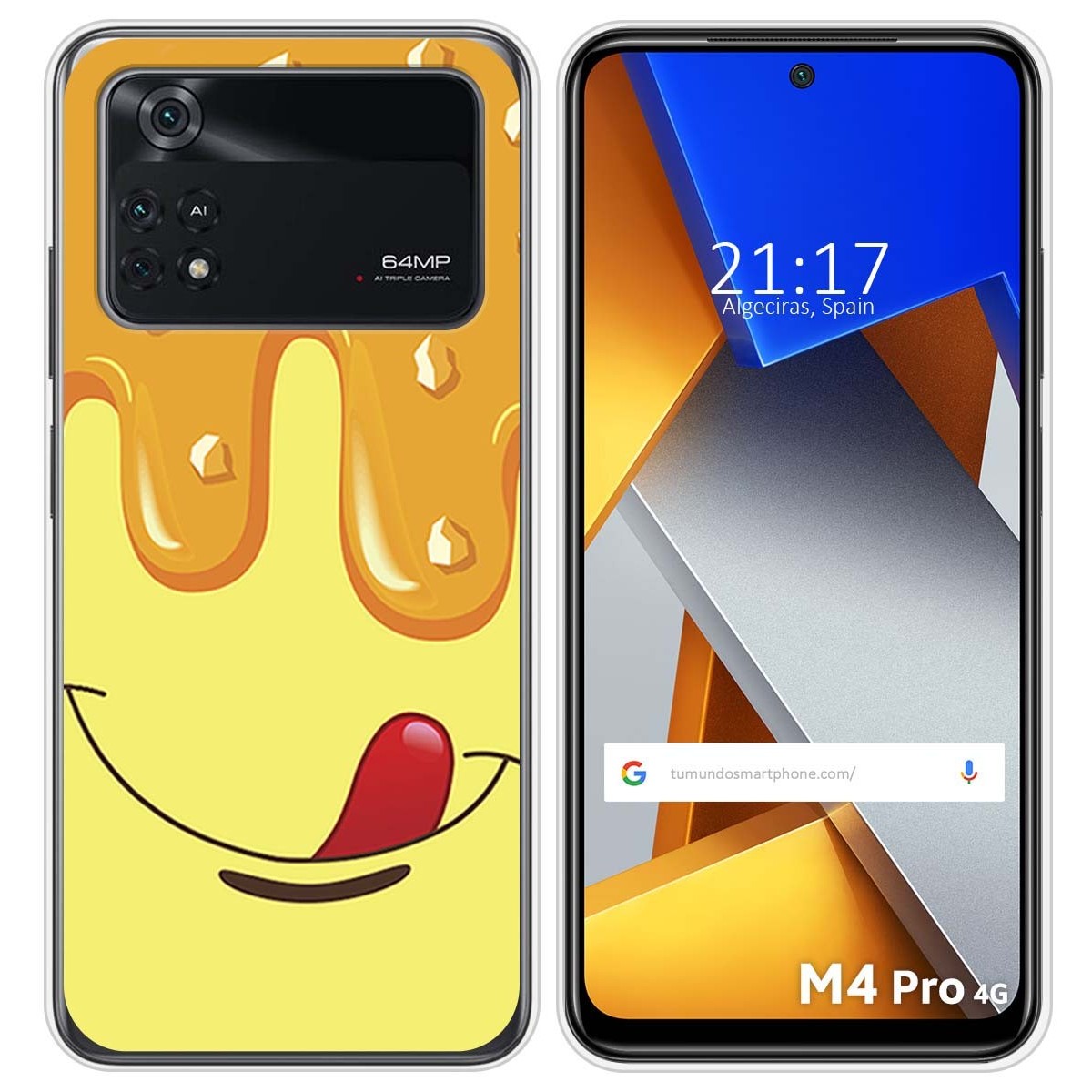 Funda Silicona para Xiaomi POCO M4 Pro 4G diseño Helado Vainilla Dibujos