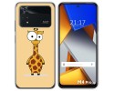 Funda Silicona para Xiaomi POCO M4 Pro 4G diseño Jirafa Dibujos