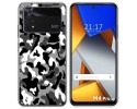 Funda Silicona para Xiaomi POCO M4 Pro 4G diseño Snow Camuflaje Dibujos