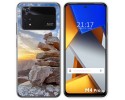 Funda Silicona para Xiaomi POCO M4 Pro 4G diseño Sunset Dibujos