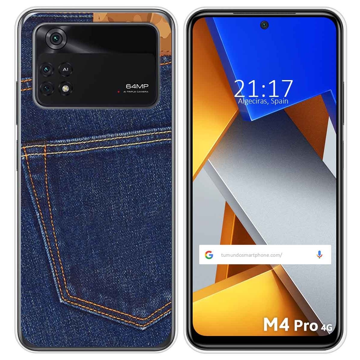 Funda Silicona para Xiaomi POCO M4 Pro 4G diseño Vaquero Dibujos