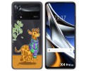 Funda Silicona Transparente para Xiaomi POCO X4 Pro 5G diseño Jirafa Dibujos
