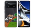 Funda Silicona Transparente para Xiaomi POCO X4 Pro 5G diseño Panda Dibujos