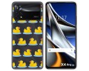 Funda Silicona Transparente para Xiaomi POCO X4 Pro 5G diseño Pato Dibujos