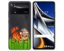 Funda Silicona Transparente para Xiaomi POCO X4 Pro 5G diseño Tigre Dibujos