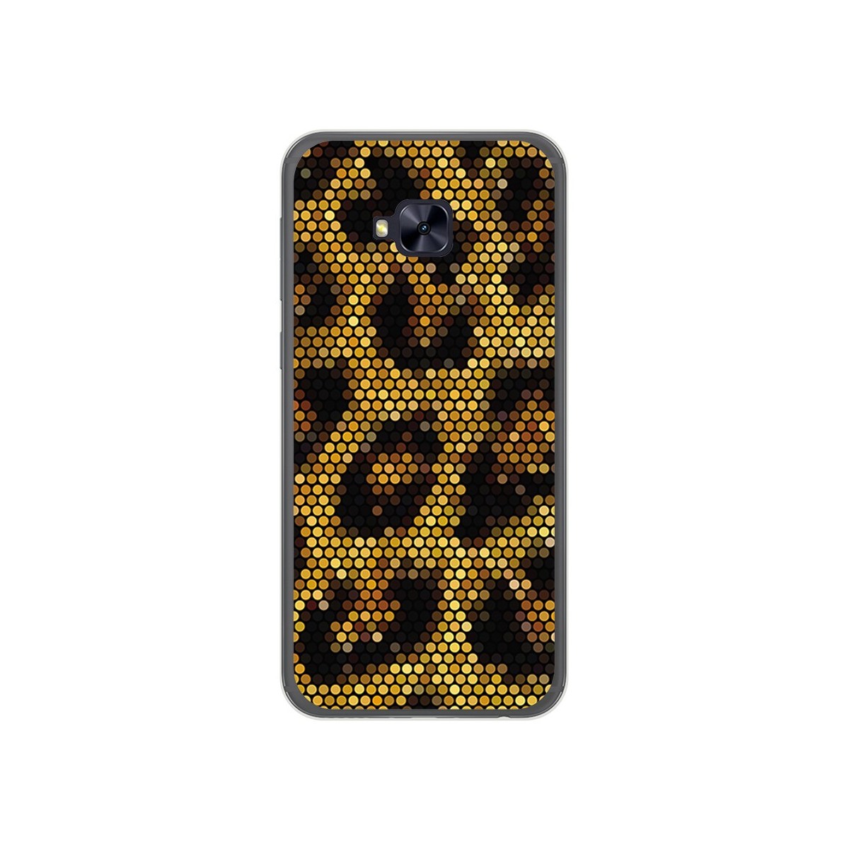 Funda Gel Tpu para Asus Zenfone 4 Selfie Pro Zd552Kl Diseño Leopardo Dibujos