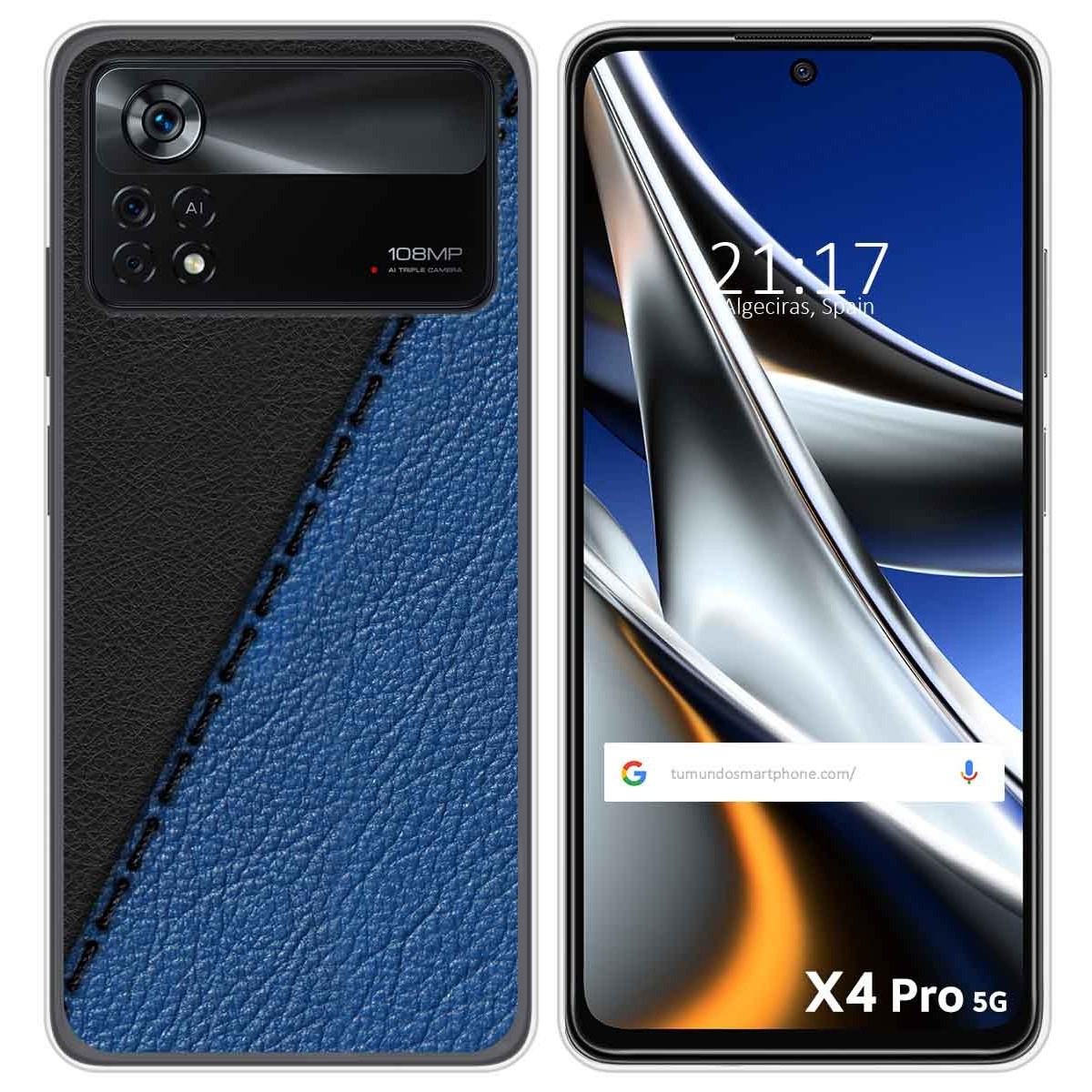 Funda Silicona para Xiaomi POCO X4 Pro 5G diseño Cuero 02 Dibujos