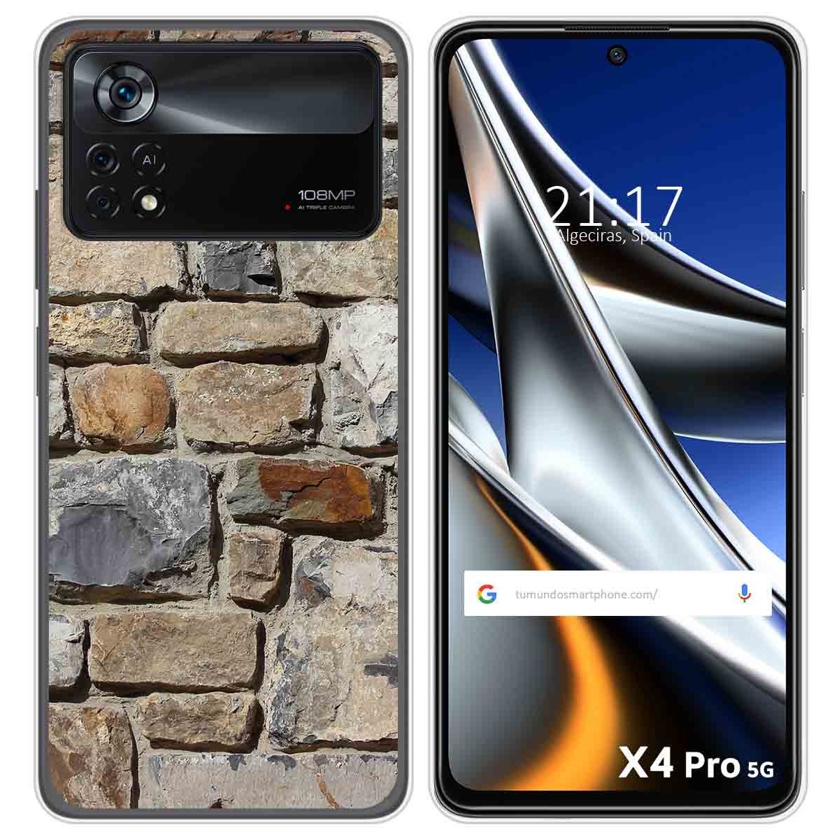 Funda Silicona para Xiaomi POCO X4 Pro 5G diseño Ladrillo 03 Dibujos