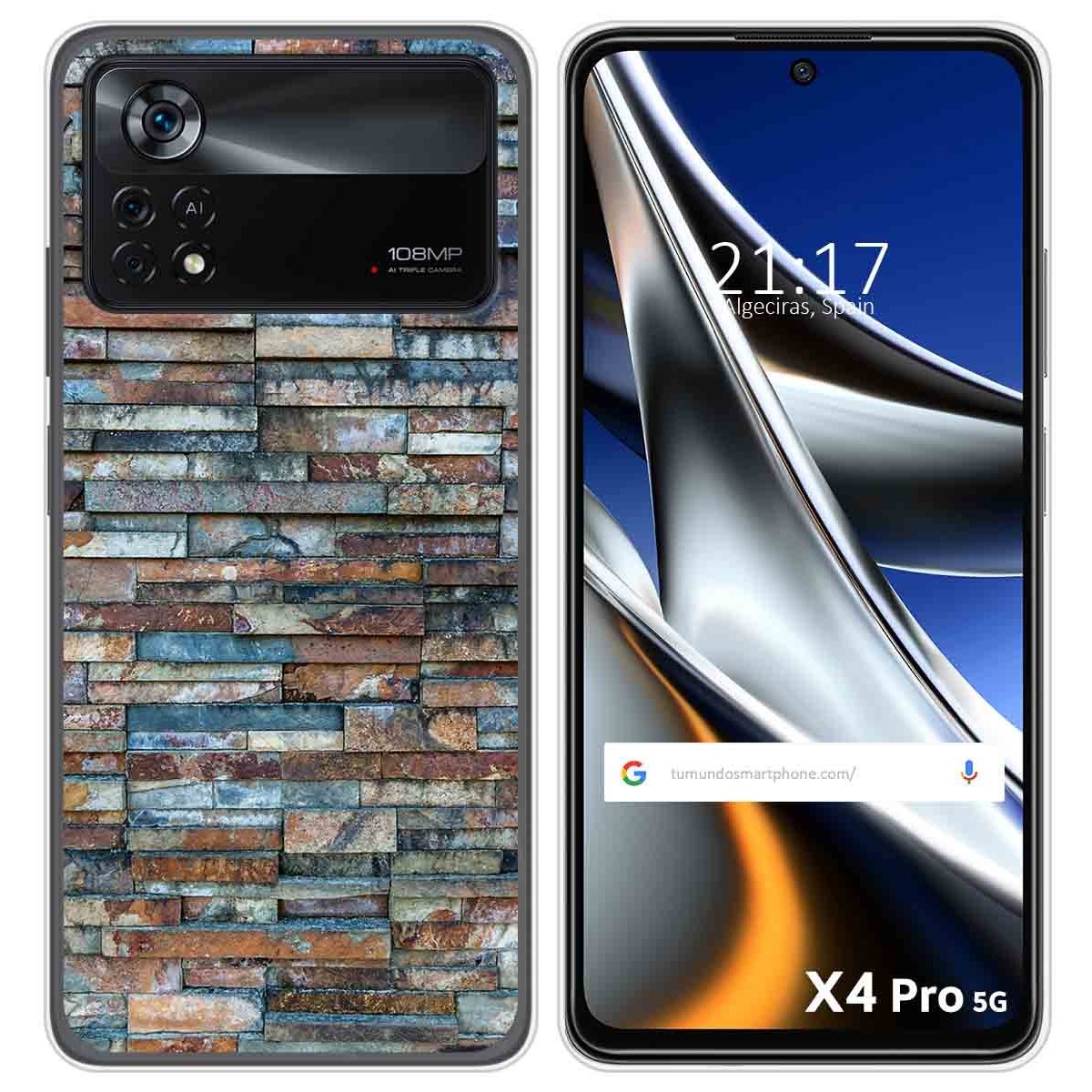 Funda Silicona para Xiaomi POCO X4 Pro 5G diseño Ladrillo 05 Dibujos