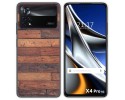 Funda Silicona para Xiaomi POCO X4 Pro 5G diseño Madera 03 Dibujos