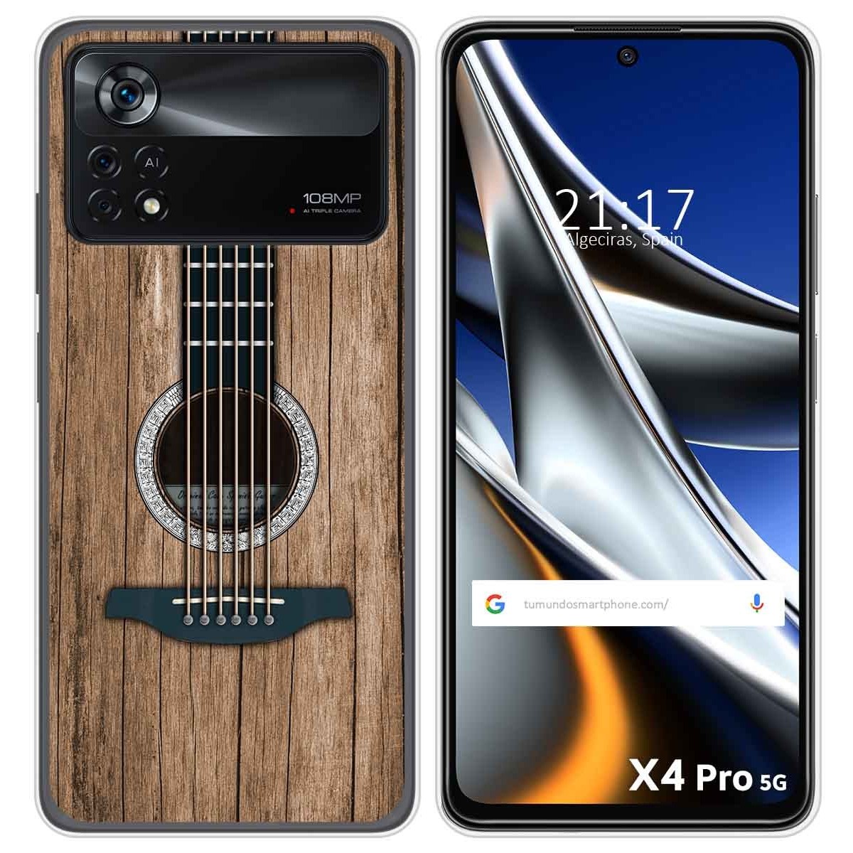 Funda Silicona para Xiaomi POCO X4 Pro 5G diseño Madera 11 Dibujos