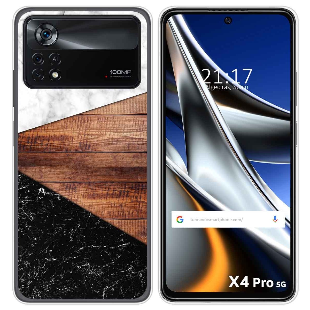 Funda Silicona para Xiaomi POCO X4 Pro 5G diseño Mármol 11 Dibujos