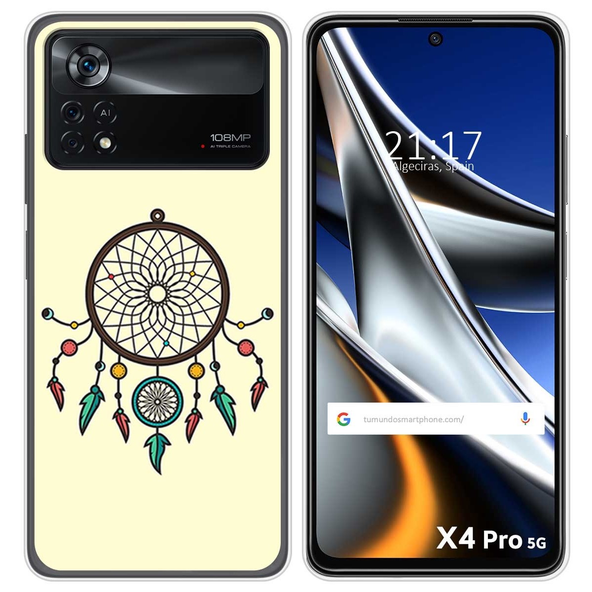 Funda Silicona para Xiaomi POCO X4 Pro 5G diseño Atrapasueños Dibujos