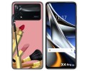 Funda Silicona para Xiaomi POCO X4 Pro 5G diseño Brochas Dibujos