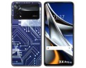 Funda Silicona para Xiaomi POCO X4 Pro 5G diseño Circuito Dibujos