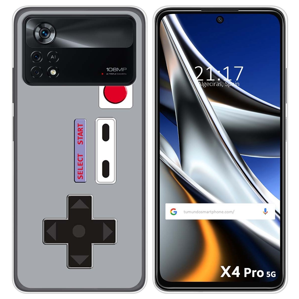 Funda Silicona para Xiaomi POCO X4 Pro 5G diseño Consola Dibujos