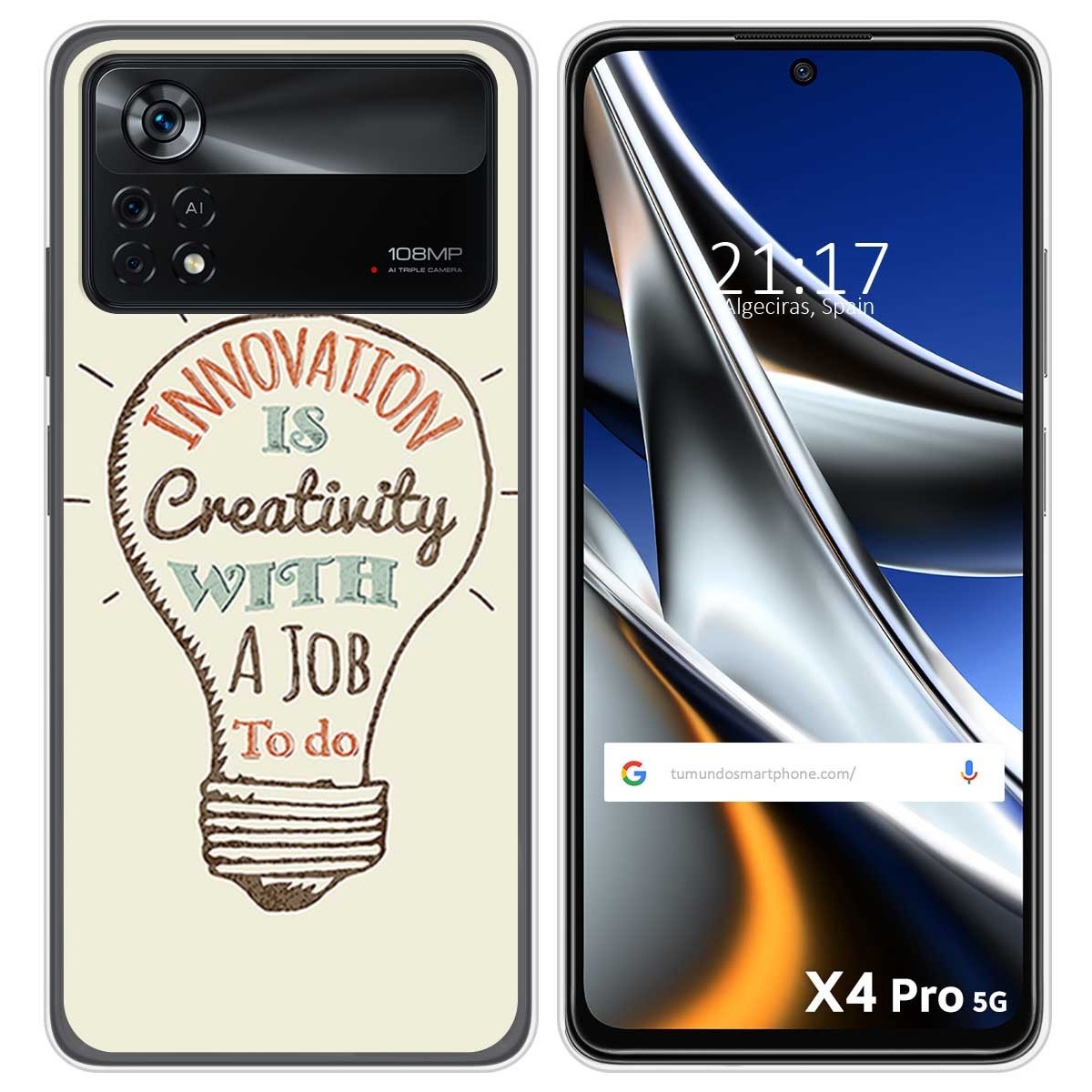 Funda Silicona para Xiaomi POCO X4 Pro 5G diseño Creativity Dibujos