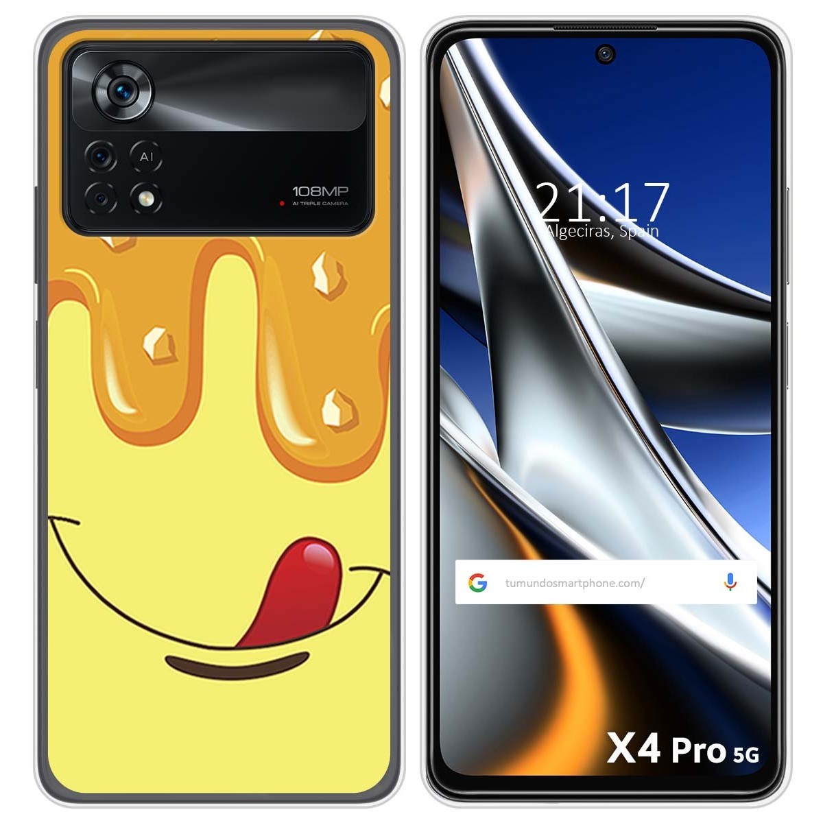 Funda Silicona para Xiaomi POCO X4 Pro 5G diseño Helado Vainilla Dibujos